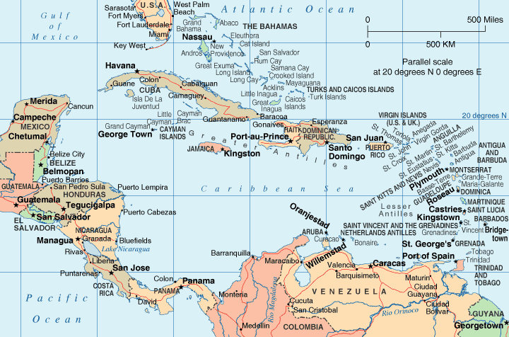 Map Of Caribbean Countries. Caribbean Map - Maps of the